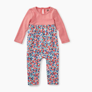 Tea Collection, Baby Girl Apparel - Rompers,  Two-Tone Romper