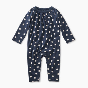 Tea Collection, Baby Girl Apparel - Rompers,  Stamped Dots Romper