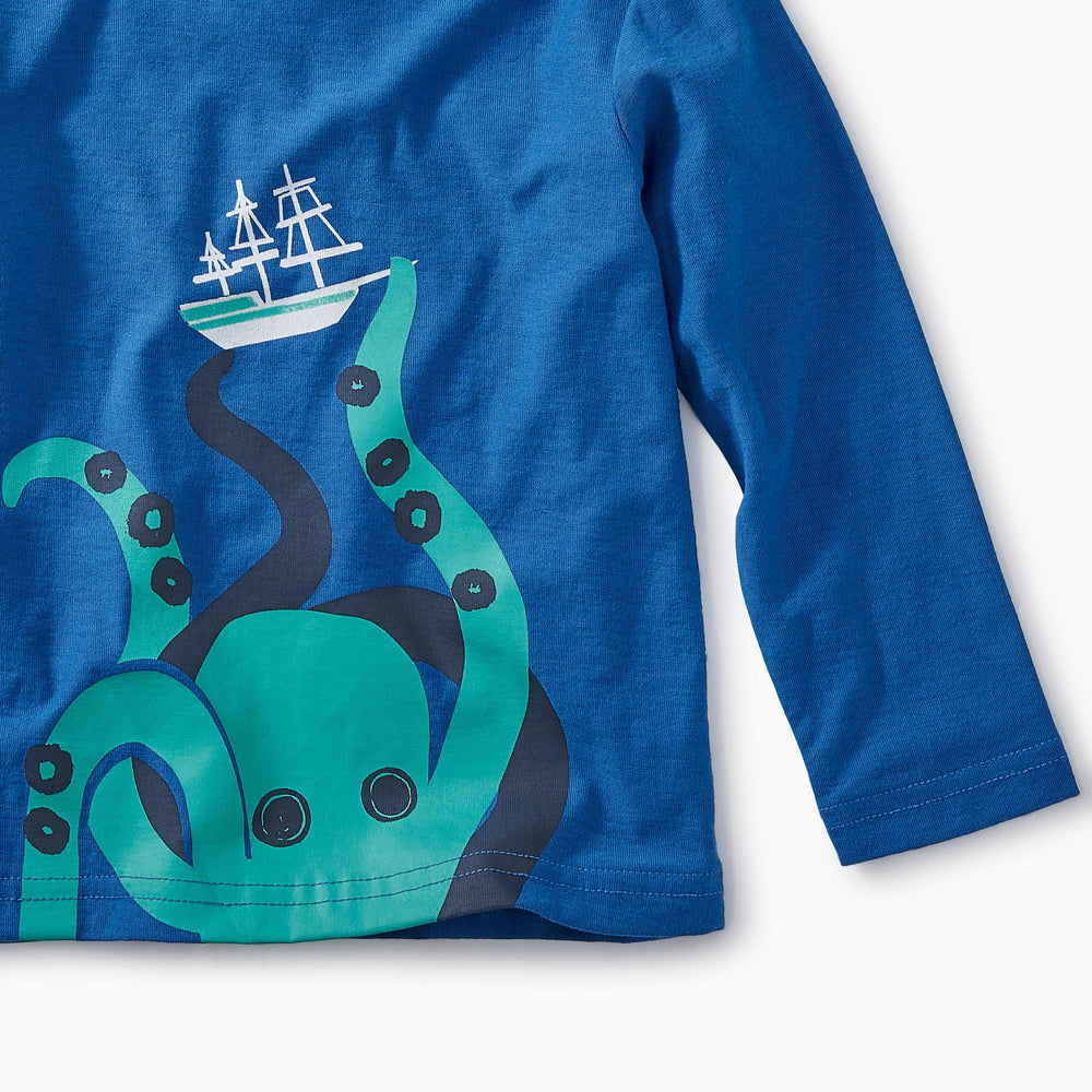 Tea Collection, Baby Boy Apparel - Tees,  Giant Octopus Graphic Tee
