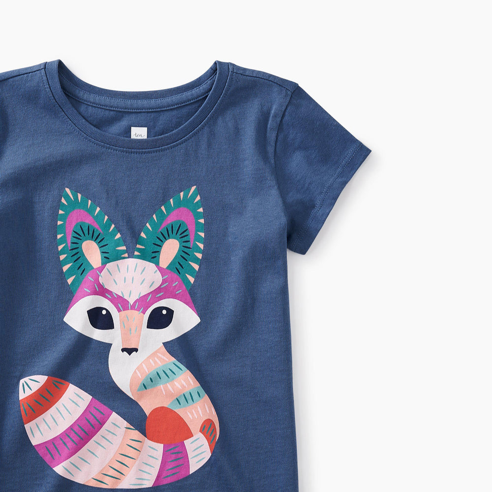 Tea Collection, Girl - Tees,  Desert Fox Graphic Tee