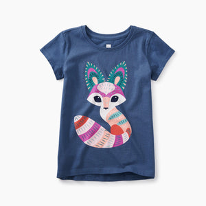 Tea Collection, Girl - Tees,  Desert Fox Graphic Tee