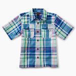 Tea Collection, Boy - Shirts,  Plaid Buttoned Shirt