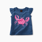 Tea Collection, Baby Girl Apparel - Tees,  Crabby Graphic Baby Tee