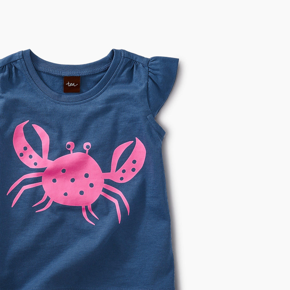 Tea Collection, Baby Girl Apparel - Tees,  Crabby Graphic Baby Tee