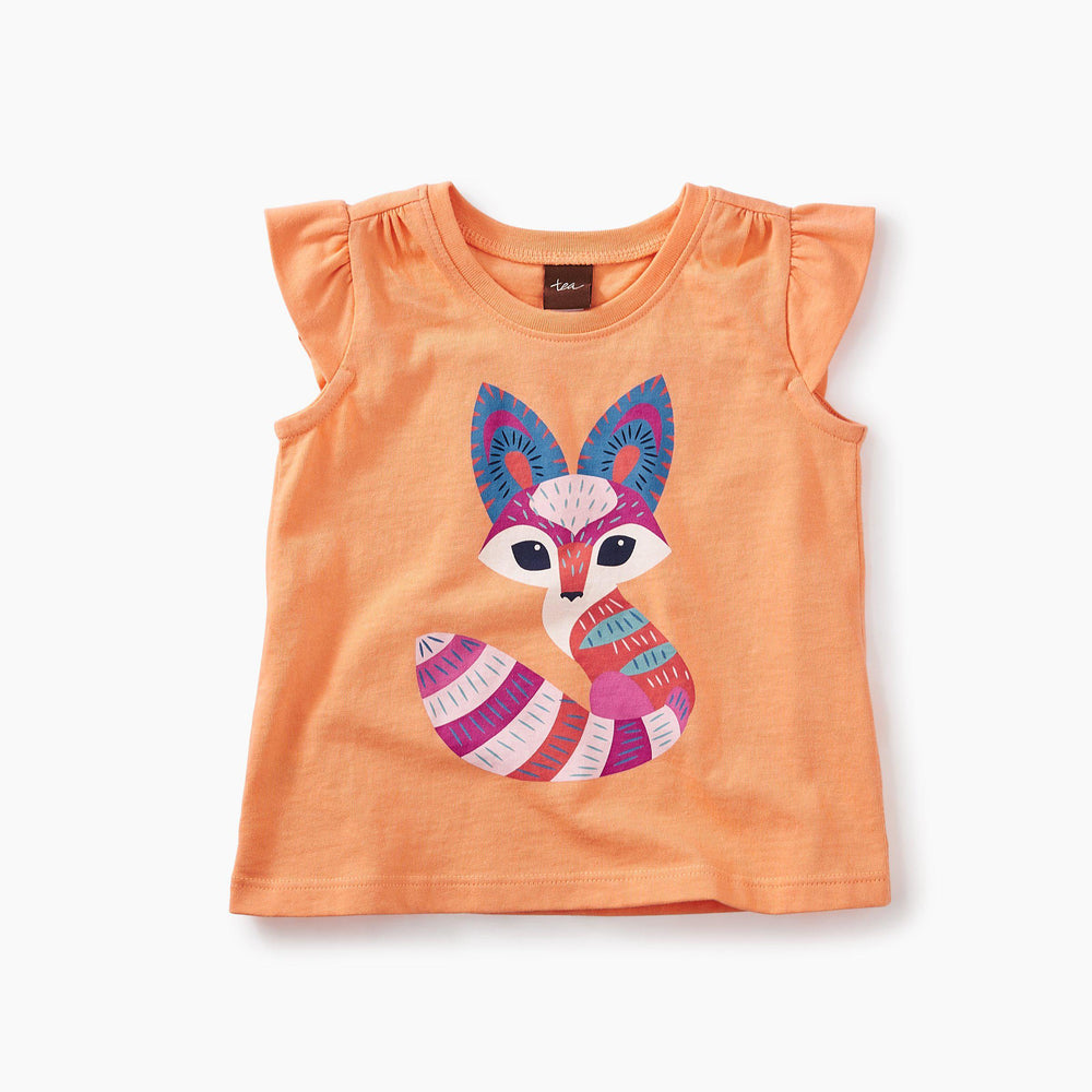 Tea Collection, Baby Girl Apparel - Shirts & Tops,  Desert Fox Graphic Baby Tee