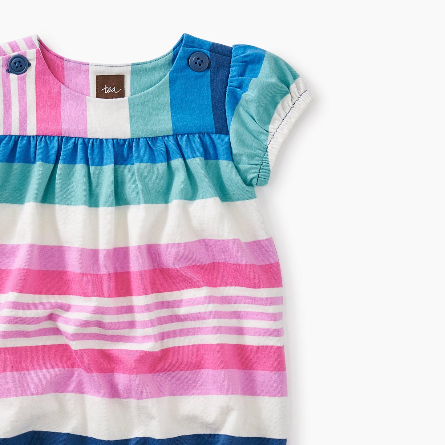 Tea Collection, Baby Girl Apparel - Rompers,  Button Shoulder Romper
