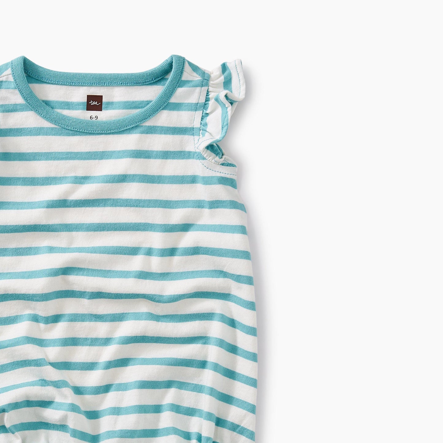 Tea Collection, Baby Girl Apparel - Rompers,  Striped Flutter Romper