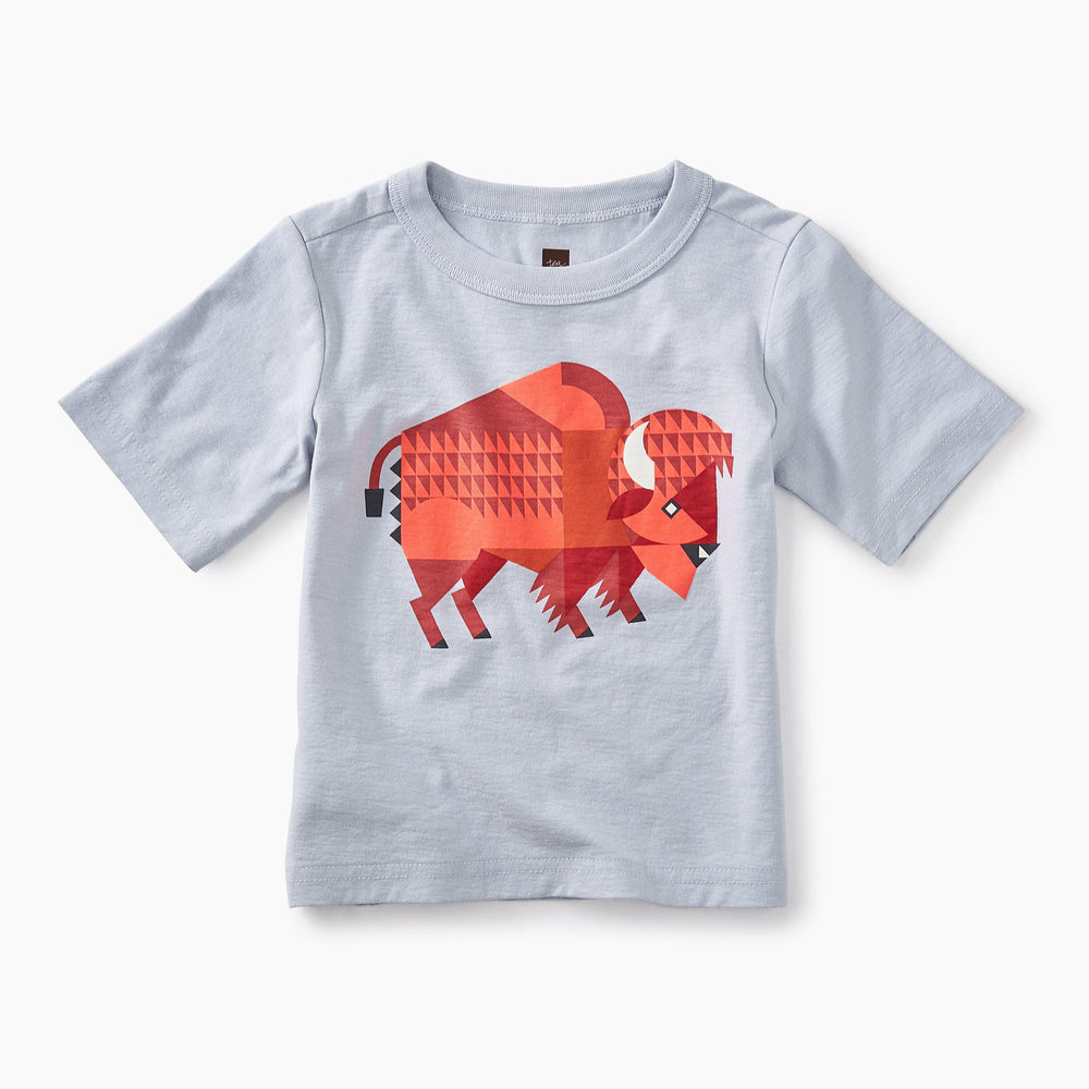 Tea Collection, Baby Boy Apparel - Tees,  Bison Graphic Baby Tee