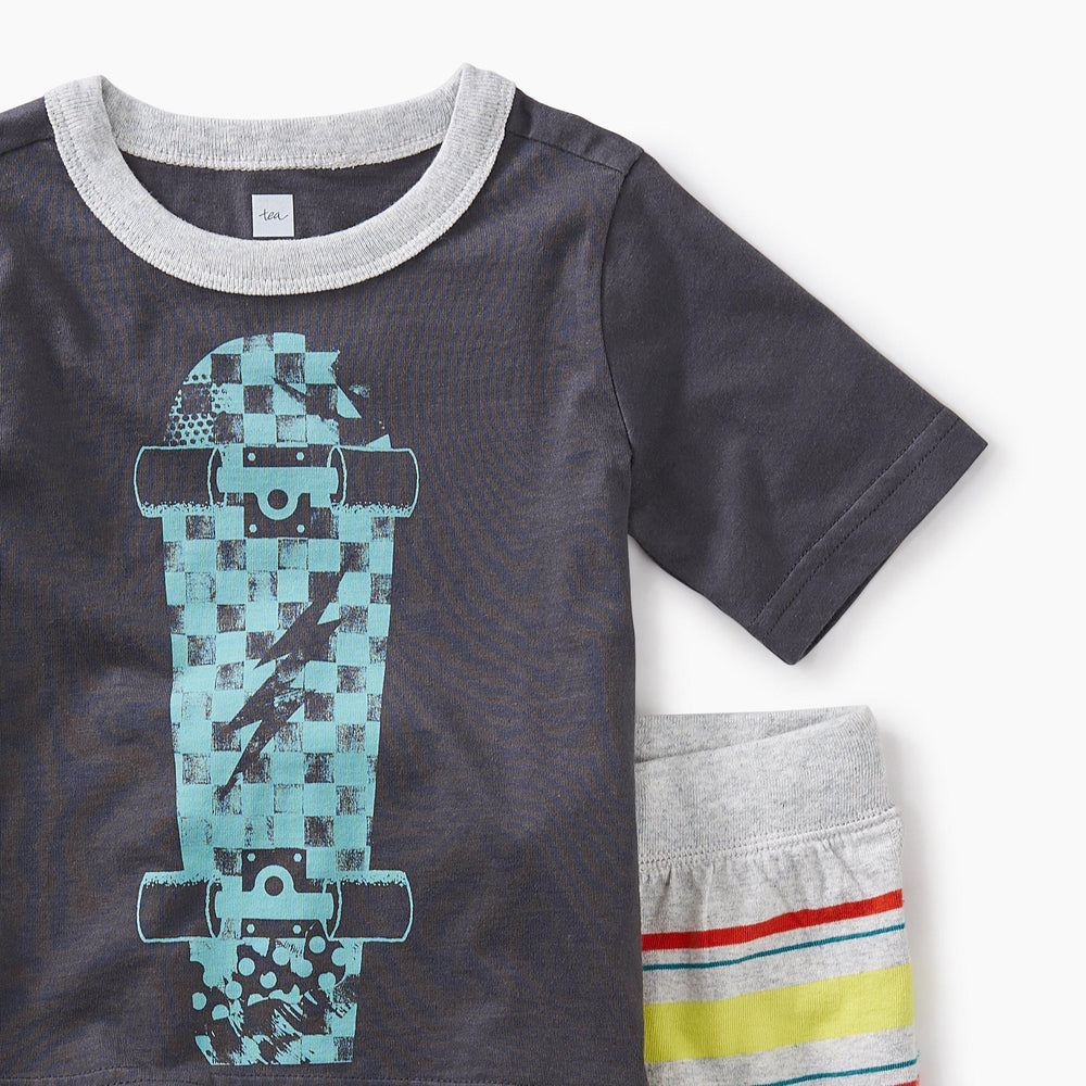 Tea Collection, Baby Boy Apparel - Outfit Sets,  Skateboard Baby Outfit