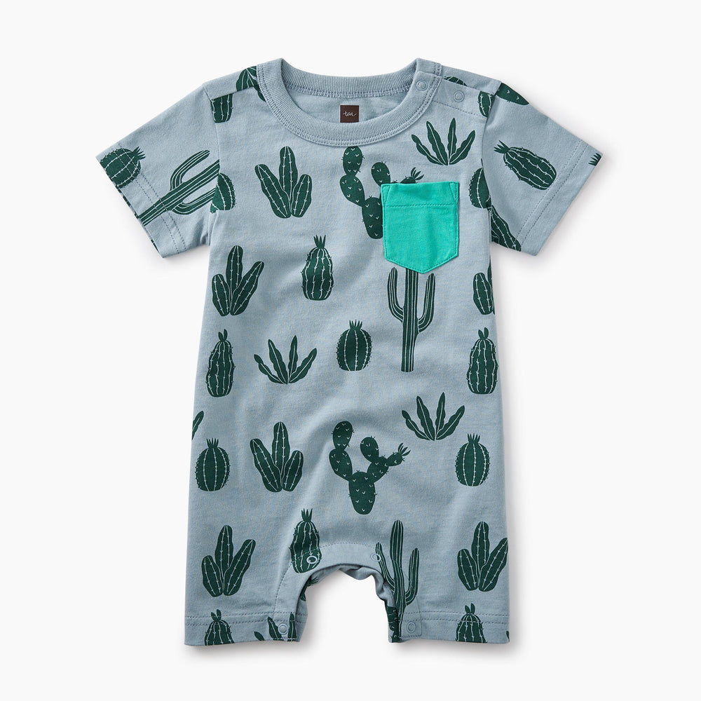 Tea Collection, Baby Boy Apparel - Rompers,  Print Pocket Romper