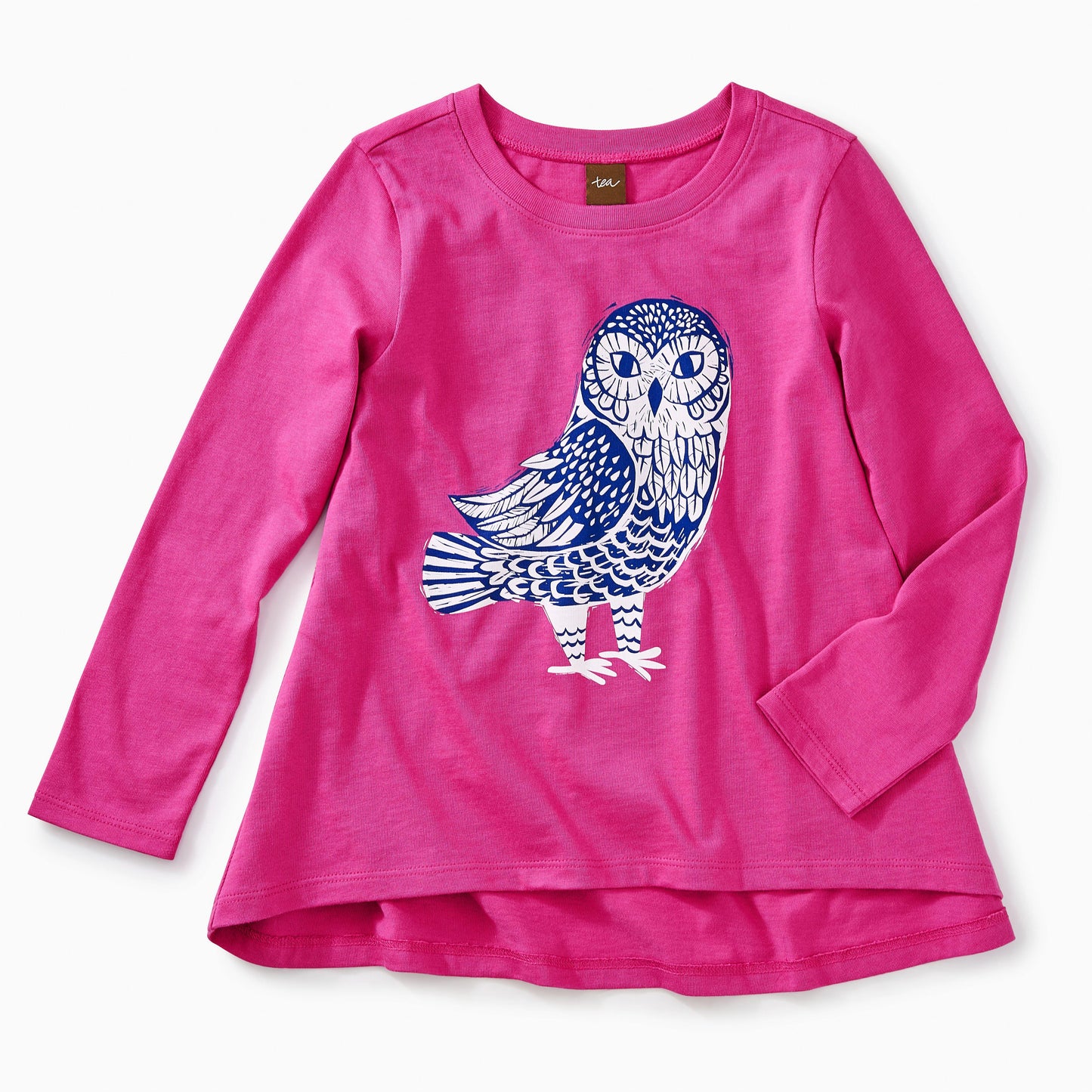 Tea Collection, Girl - Tees,  Wise Owl Twirl Tee