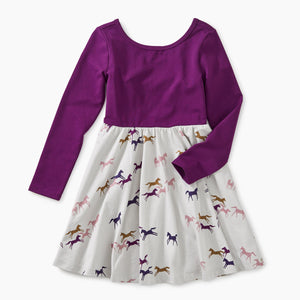 Tea Collection, Girl - Dresses,  Wild Horses Ballet Skirted Dress