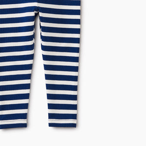 Tea Collection, Baby Girl Apparel - Leggings,  Striped Baby Leggings - Nightfall