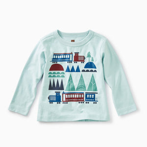 Tea Collection, Baby Boy Apparel - Shirts & Tops,  Train Trek Graphic Tee