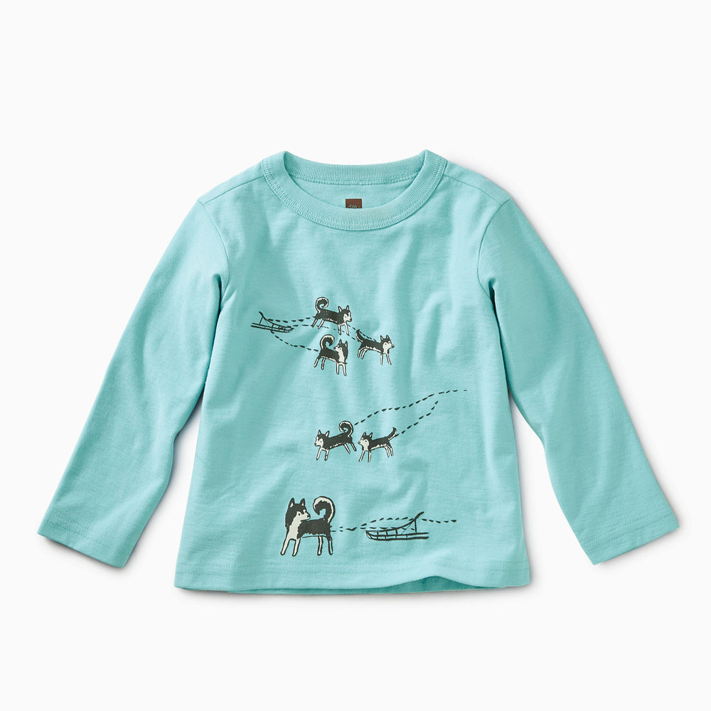 Tea Collection, Girl - Tees,  Sled Pups Graphic Tee