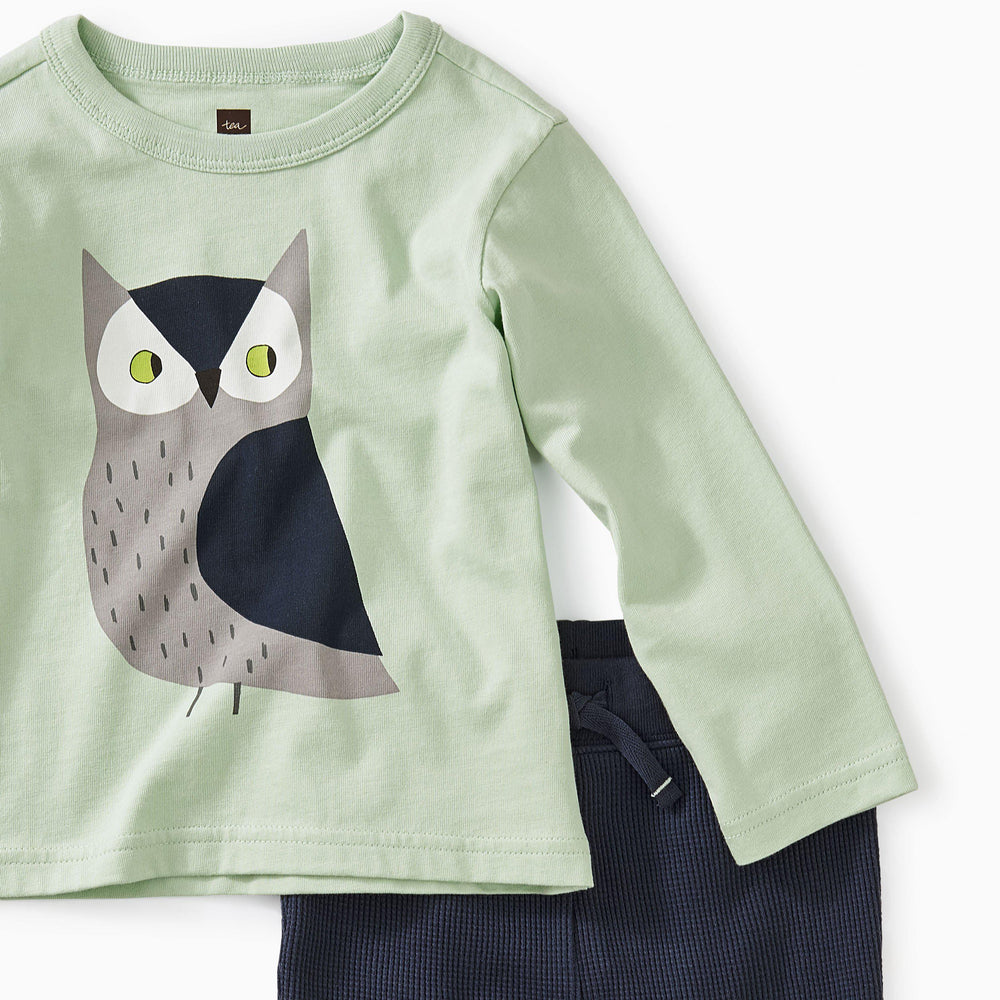 Tea Collection, Girl - Tees,  Wise Owl Baby Outfit