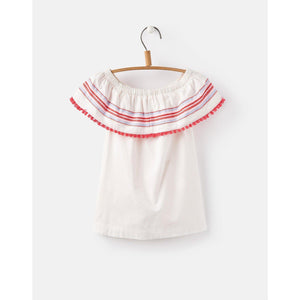 Joules, Girl - Shirts & Tops,  Joules Malia Woven Top