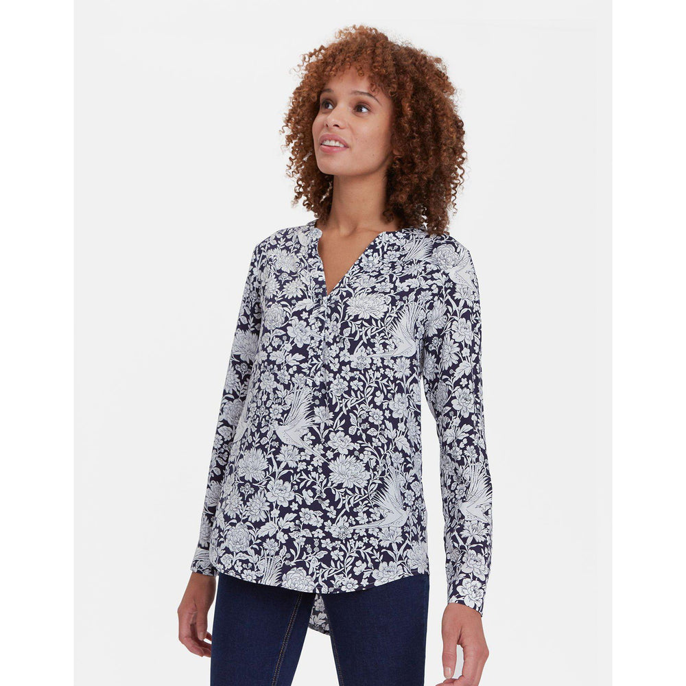 Joules, Women - Shirts & Tops,  Joules Rosamund Blouse - French Navy Pheasant Floral