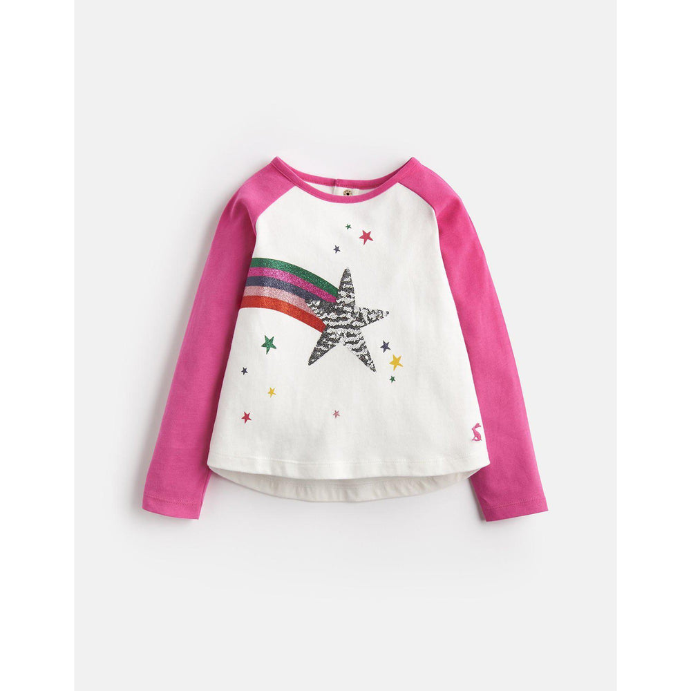 Joules, Girl - Shirts & Tops,  Joules Lorna Sequin Placement Jersey Tee