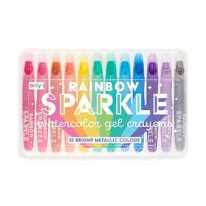 Rainbow Sparkle Metallic Gel Crayons - Eden Lifestyle