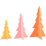 Acrylic Trees - Coral, Tangerine, and Orange - Eden Lifestyle