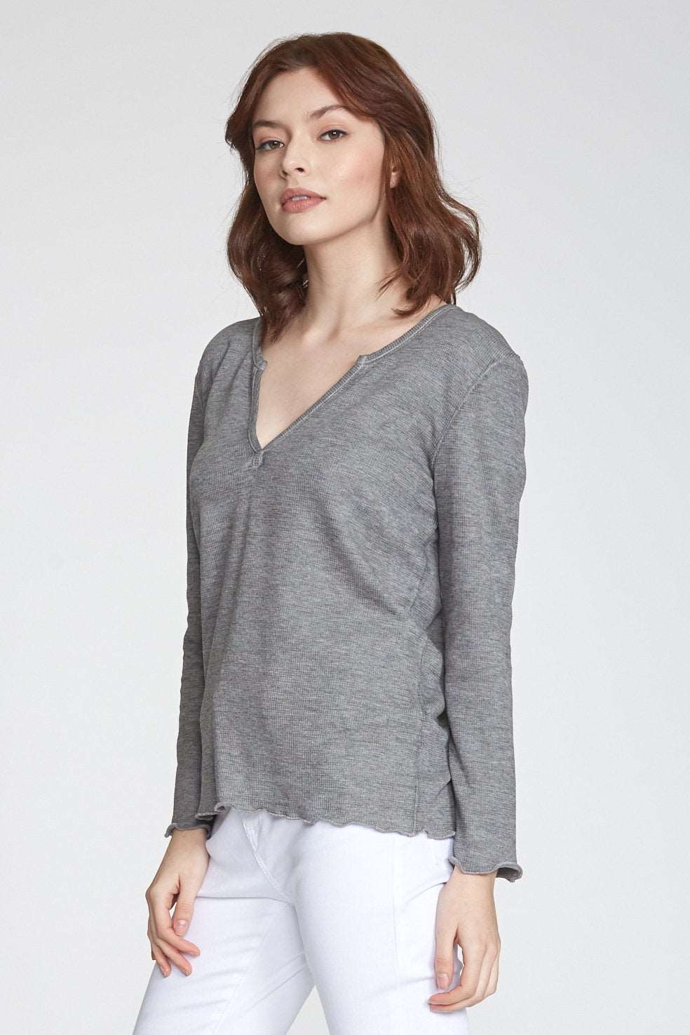 Another Love, Women - Shirts & Tops,  Alaina Vintage Wash Long Sleeve