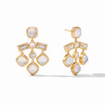 Antonia Chandelier Earring Iridescent Clear Crystal - Eden Lifestyle