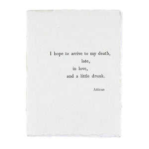 Atticus Deckled Edge Journal - Eden Lifestyle