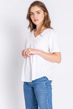 Beachy Basic Short Sleeve Top - Eden Lifestyle