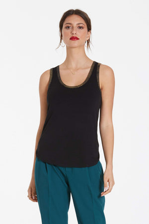 BEATRICE Tank Top in Black - Eden Lifestyle