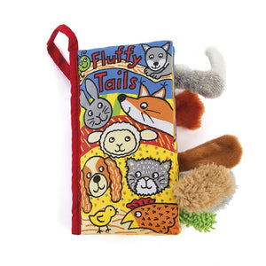 Jellycat, Books,  Jellycat Fluffy Tails Soft Book