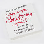 Christmas Spirit Beverage Napkin - Eden Lifestyle