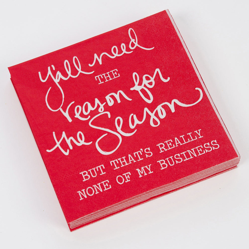 Reason for the Season Beverage Napkin - Eden Lifestyle
