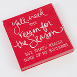 Reason for the Season Beverage Napkin - Eden Lifestyle