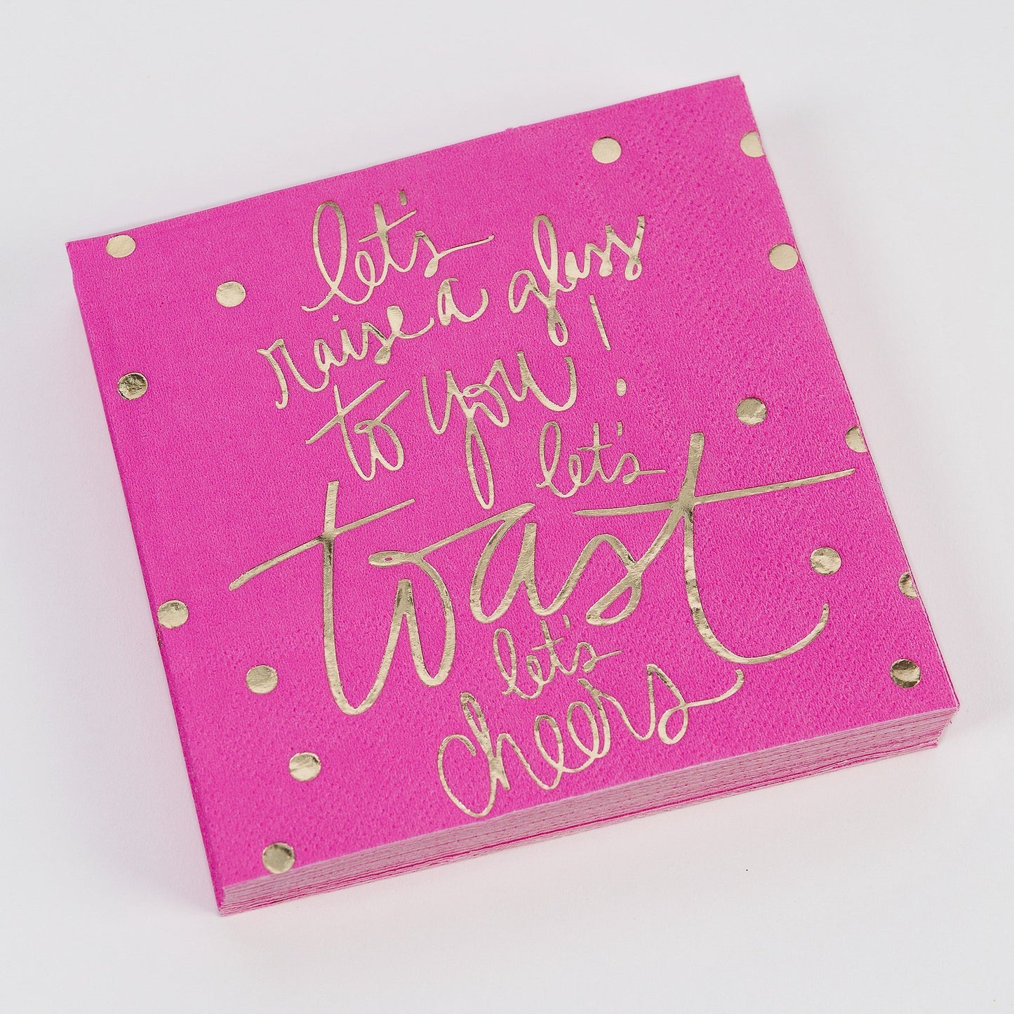 Raise a Glass Beverage Napkins - Eden Lifestyle