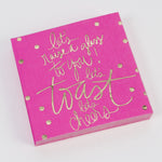 Raise a Glass Beverage Napkins - Eden Lifestyle