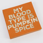 Pumpkin Spice Beverage Napkin - Eden Lifestyle