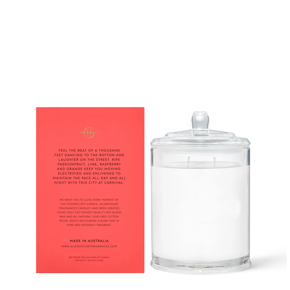 Glasshouse Fragrances - One Night in Rio Candle - Eden Lifestyle