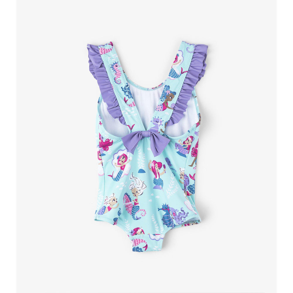 Hatley, Girl - Swimwear,  Hatley Underwater Kingdom Ruffle Swimsuit