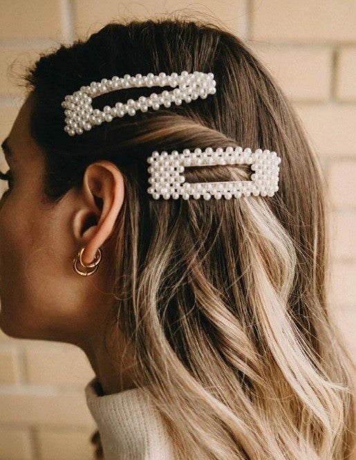 Eden Lifestyle, Accessories - Bows & Headbands,  Pearl Hair Clip Set