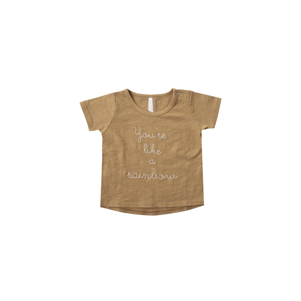 Rylee and Cru, Baby Girl Apparel - Tees,  Rylee & Cru Rainbow Basic Tee