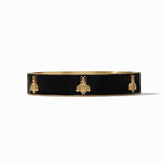 Julie Vos - Bee Hinge Bangle Obsidian Black Enamel - Eden Lifestyle