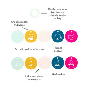 Bella Tunno Born to Ride Teething Cards - Eden Lifestyle