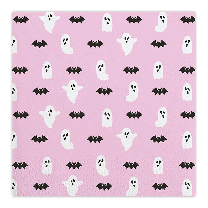 Beverage Napkins - Ghosts Bats - Eden Lifestyle