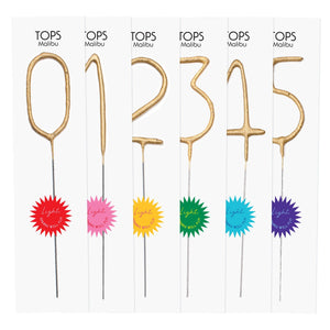 Big Golden Sparkler Wand Number - Eden Lifestyle