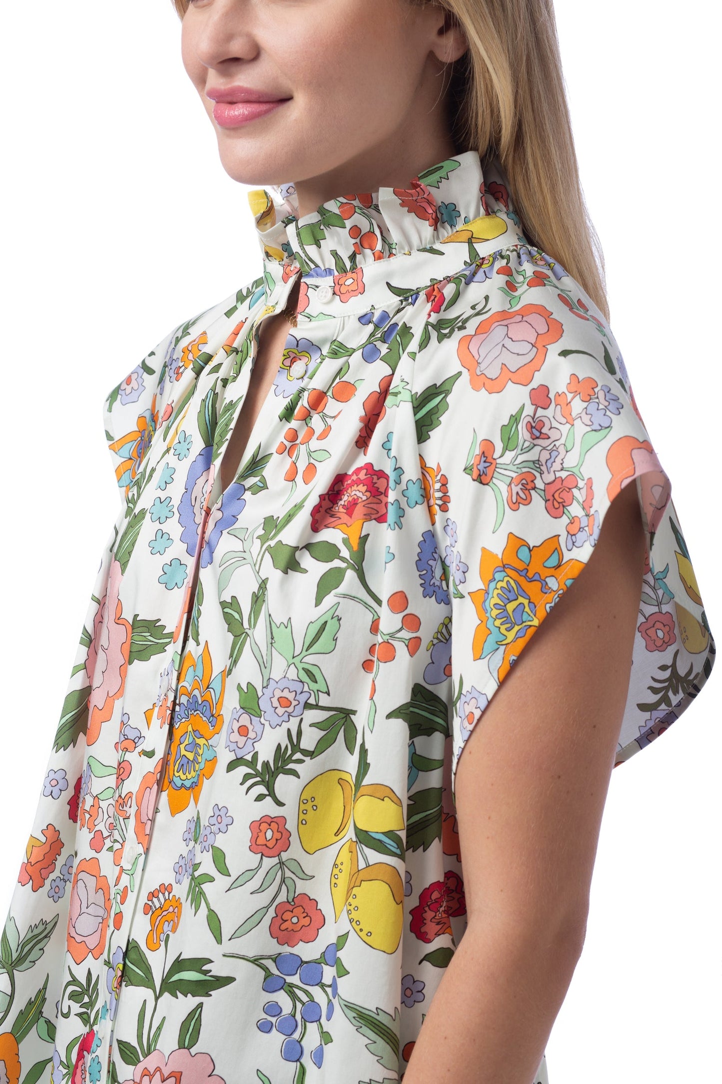 Billie Blouse in Lemon Verbena - Eden Lifestyle