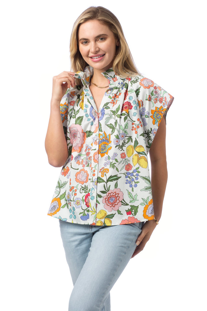 Billie Blouse in Lemon Verbena - Eden Lifestyle