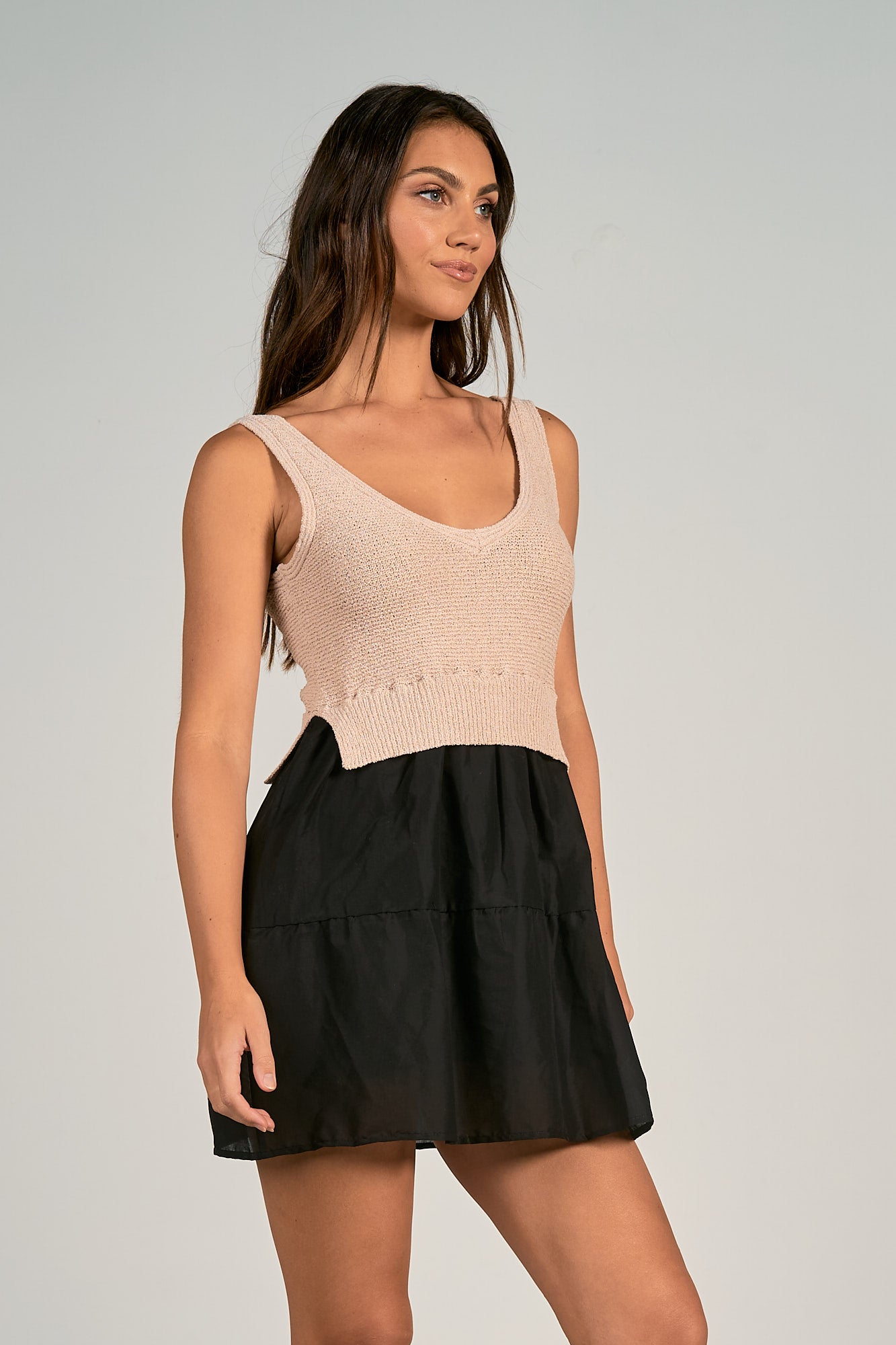 Black Combo Dress - Eden Lifestyle