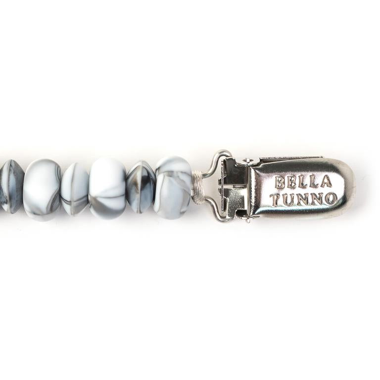 Black Marble Pacifier Clip - Eden Lifestyle