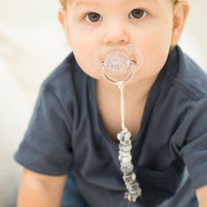 Black Marble Pacifier Clip - Eden Lifestyle